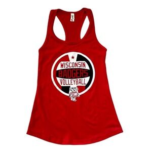 Ideal T By Next Level University Of Wisconsin Badgers Volleyball Graphic…